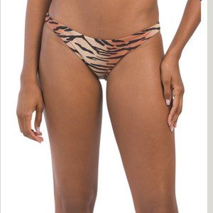 VITAMIN A  Luciana Reversible Animal  Print Bikini Bottoms NWT